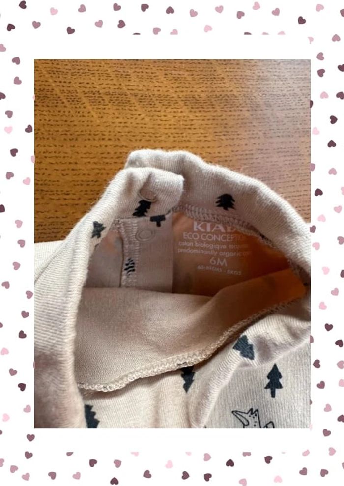 Sous pull beige Kiabi 6 mois - photo numéro 6