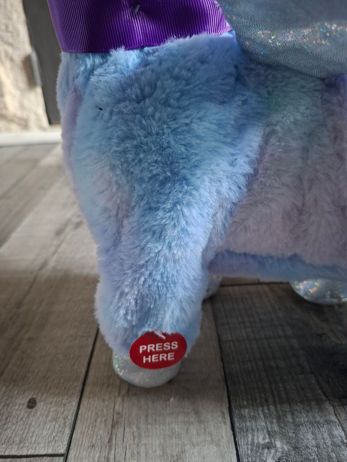 Peluche licorne qui marche - photo numéro 7