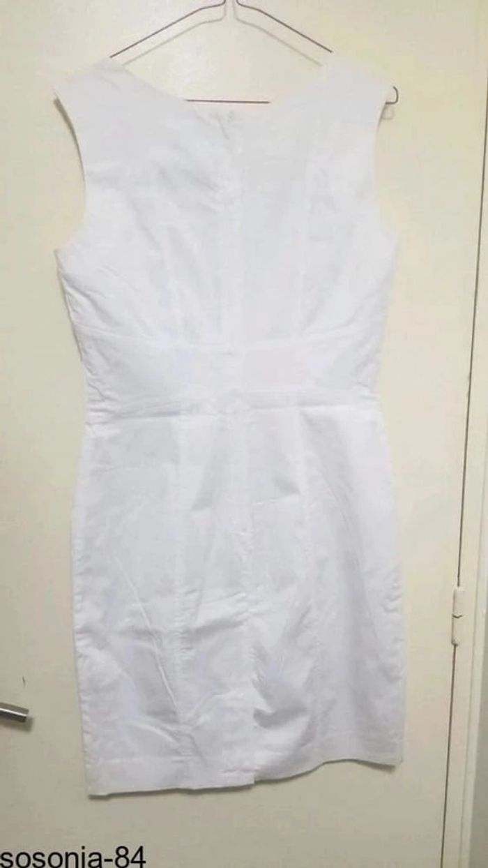 Robe blanche/crème - photo numéro 3