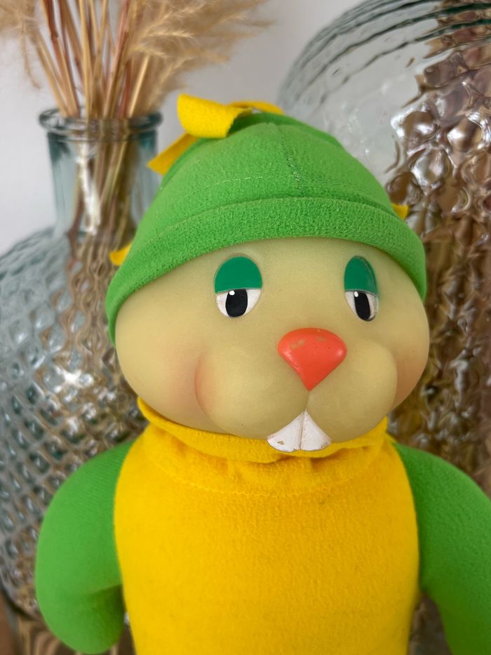Peluche veilleuse toto lapin vintage - photo numéro 2
