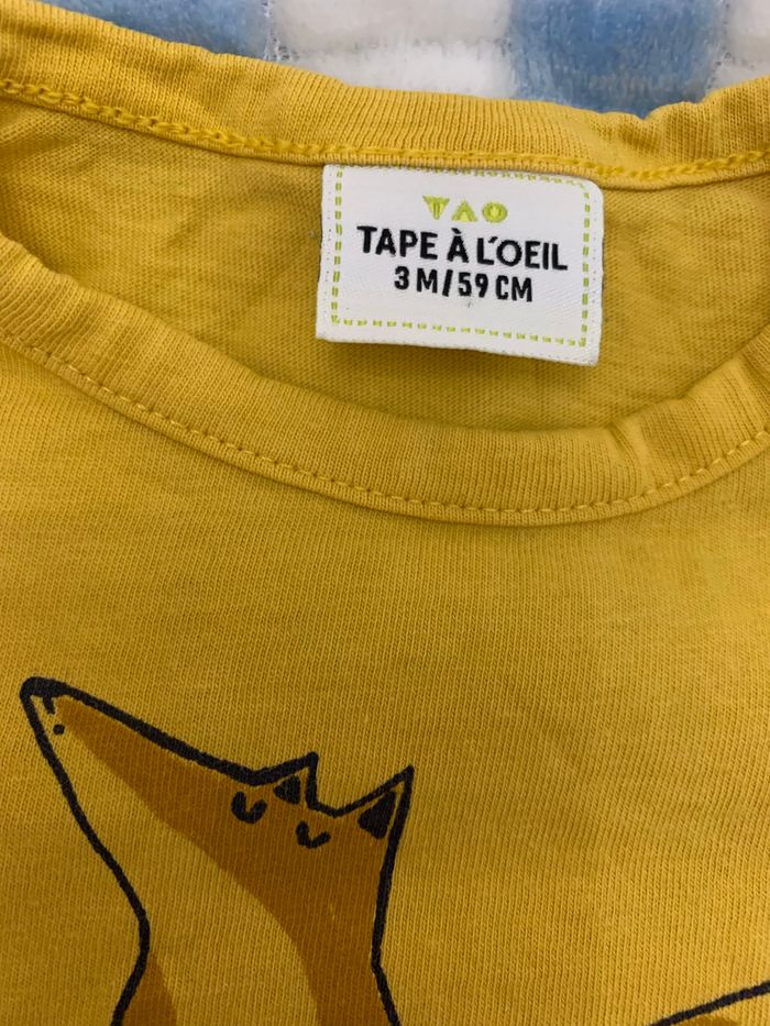 T-shirt manches longues tape à l’œil 3 mois - photo numéro 2