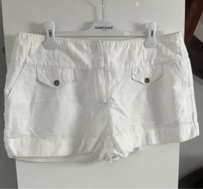 Short en lin taille basse - photo numéro 2