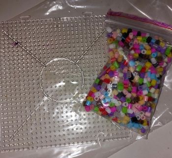 Perle à repasser (1000pieces) avec 1 plaque