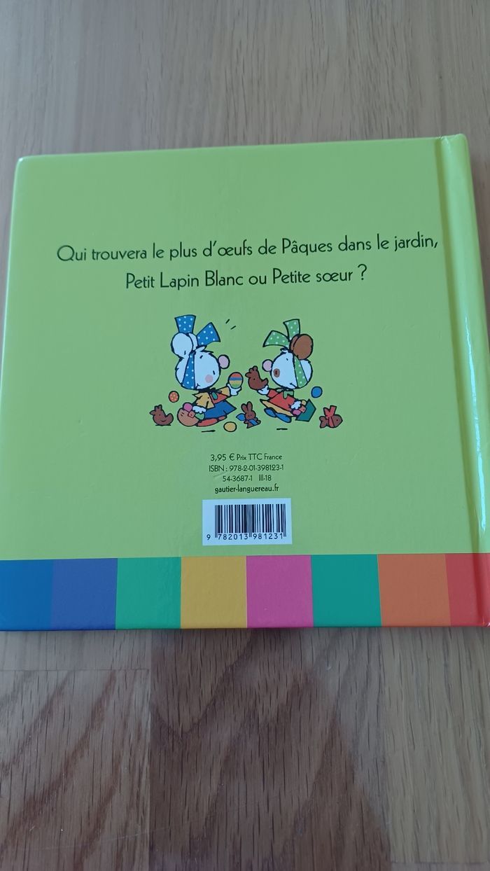 Petit lapin blanc et les œufs de pâques - photo numéro 2