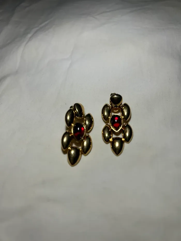 Boucles d’oreilles dorée - photo numéro 3
