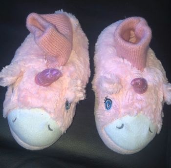 Pantoufle licorne