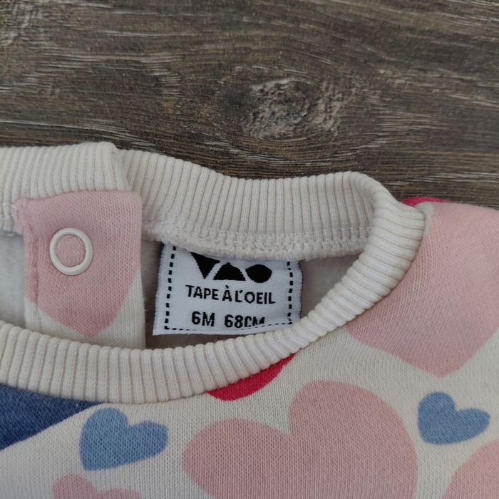 Tape à l'œil- ensemble pantalon + sweat 6 mois - photo numéro 5
