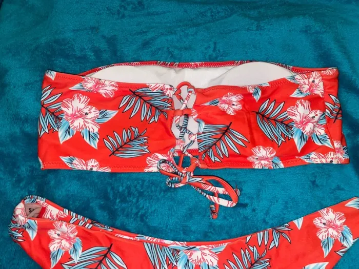 Maillot de bain rouge SHEIN L - photo numéro 4