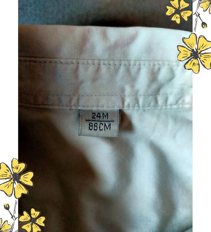 Chemise blanche – Enfant 2 ans - photo numéro 5