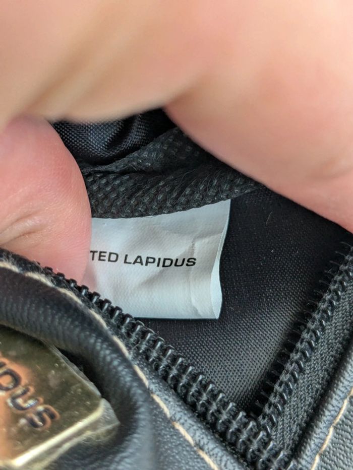 Sac bandoulière noir : Ted lapidus - photo numéro 7