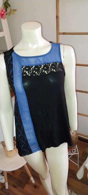 Top débardeur bicolore viscose by Morgan état neuf taille Cs/ S