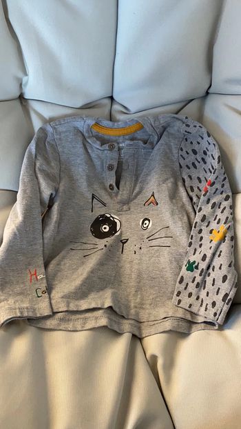 Tee shirt longues manches garçon 18 mois