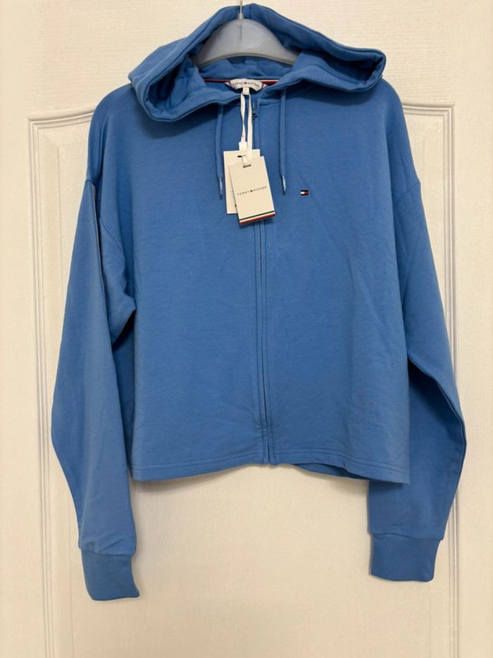 Sweatshirt à capuche zippé pour femme Tomy Hilfiger taille S 89€ - photo numéro 3