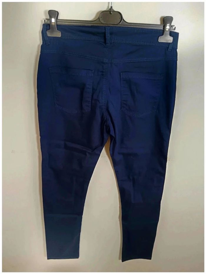C16 pantalon marine tissaia 38 - photo numéro 2