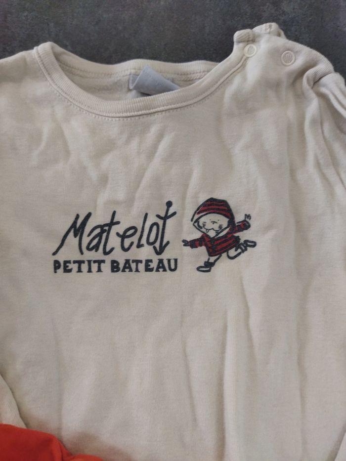 Lot de trois t shirts à manches longues 18 mois - photo numéro 3