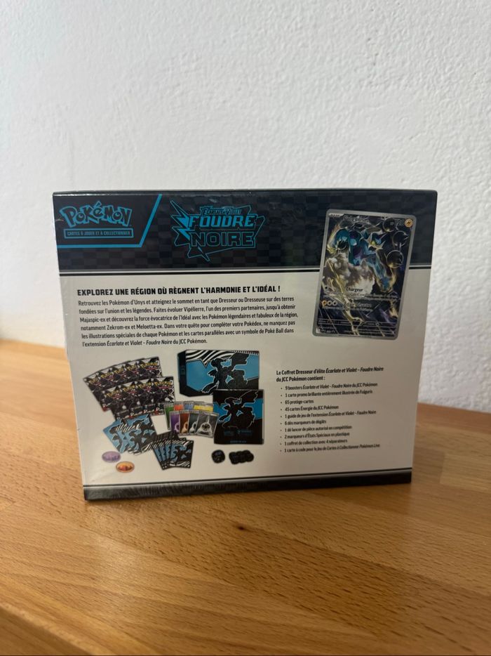 Pokémon ETB EV10.5 Foudre Noir - photo numéro 2