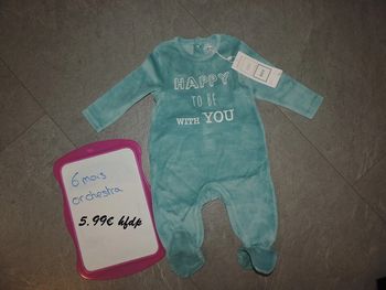 pyjama orchestra taille 6 mois neuf