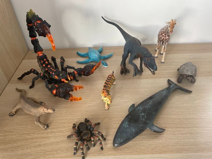 Lot 2: lot de figurines animaux Schleich, Papo et autres - photo numéro 2