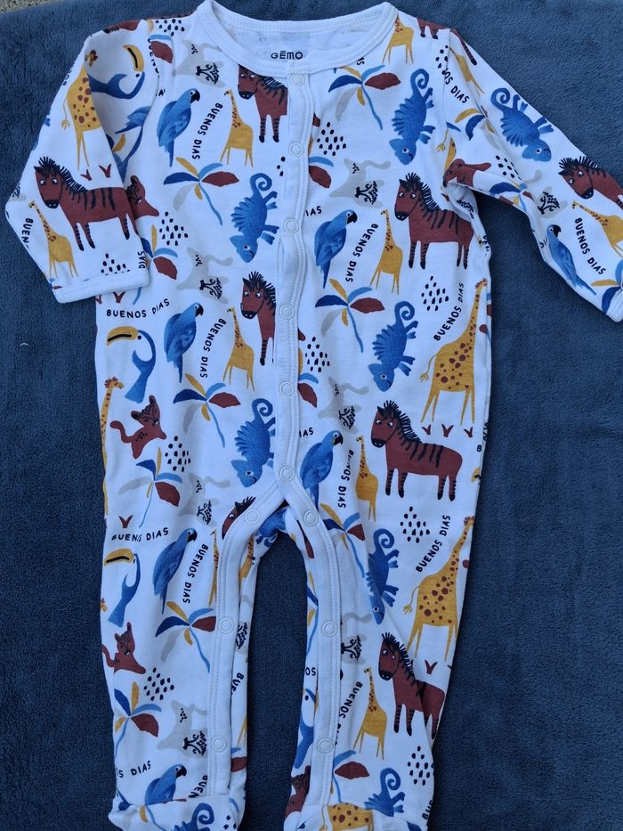 Pyjama fin mixte 6 mois gémo