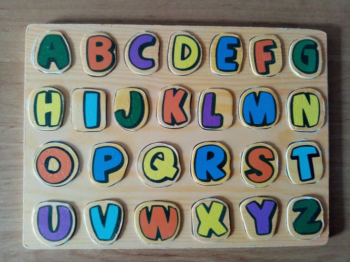 Lot de 2 puzzles en bois chiffres et lettres - photo numéro 3