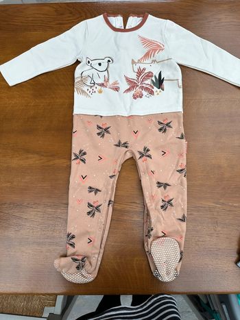 Pyjama beige Petit Beguin 36 mois