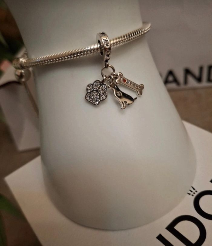 Charm triple pendentifs pour les amoureux de leur chien - photo numéro 4