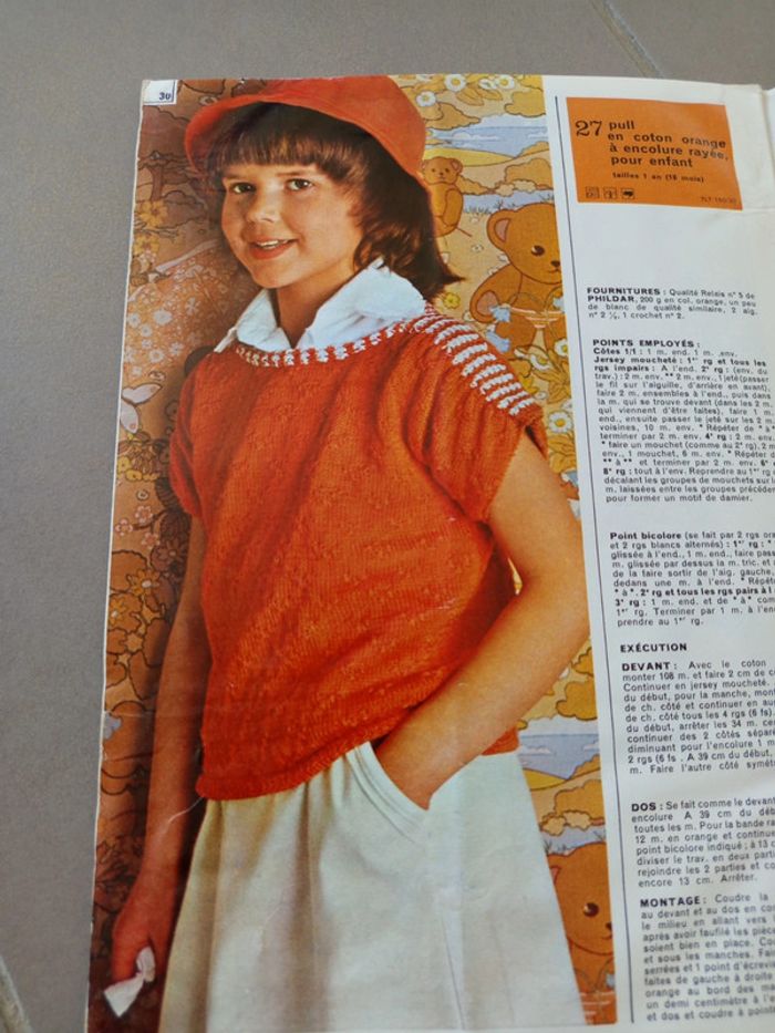 Magazine tout le tricot layette enfants - photo numéro 13