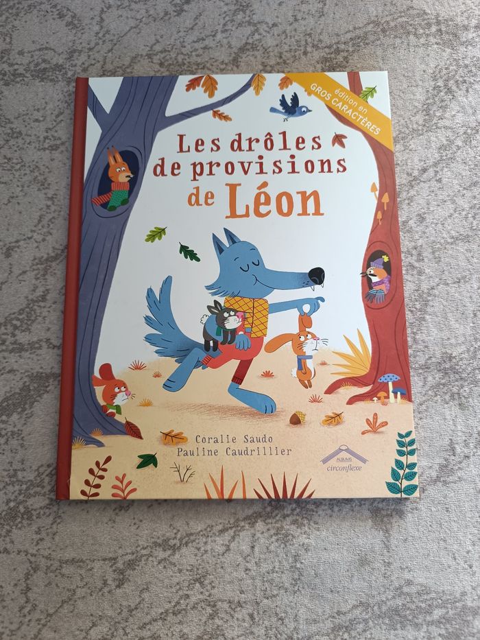 Livre "les drôles de provisions de Léon"