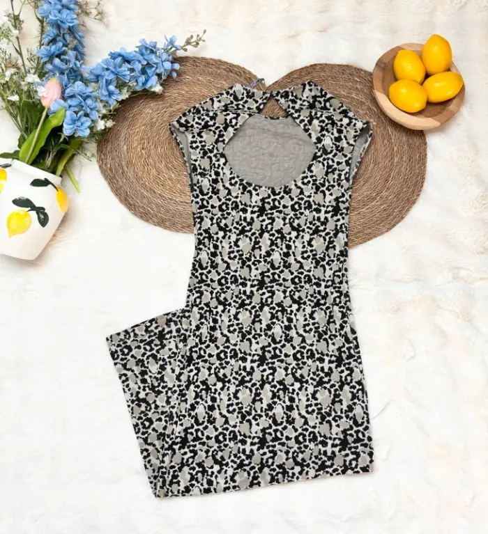 Robe longue léopard Zara taille S - photo numéro 4