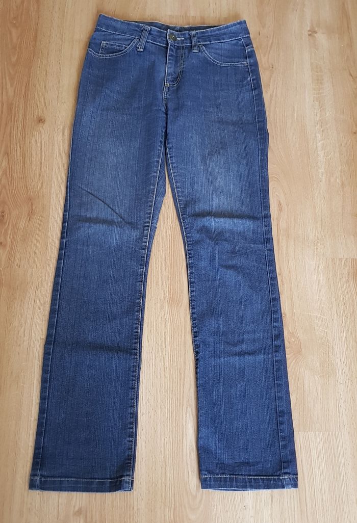 Jean Droit Femme Bleu Classique - Taille 36 - Confortable & Polyvalent