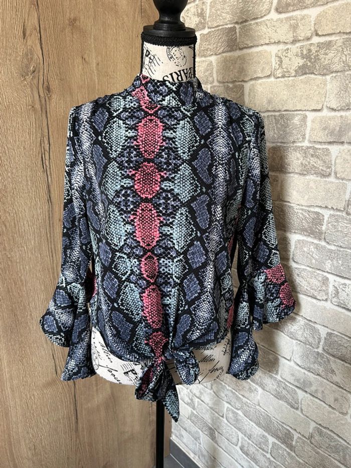 Blouse imprimé serpent taille M