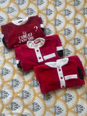 3 pyjamas Noël bébé