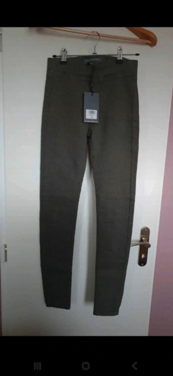 Pantalon coupe droite kaki - photo numéro 2