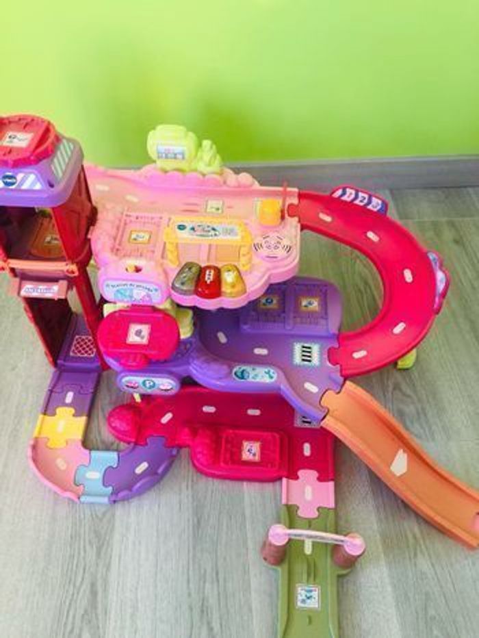 Garage auto tut tut bolides rose vtech - jeu fille - photo numéro 6