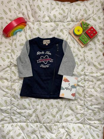 robe manches longues marine et gris lee cooper 3 mois