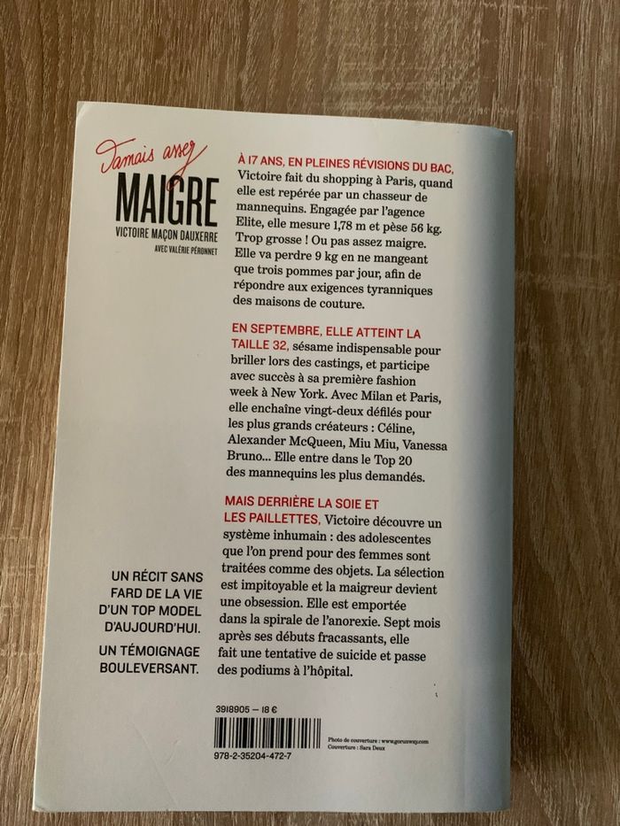 Jamais assez maigre journal d’un top model - photo numéro 2