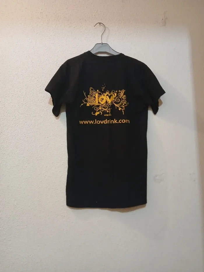 T-shirt femme noir basic " fruit of the loom" taille s - photo numéro 4