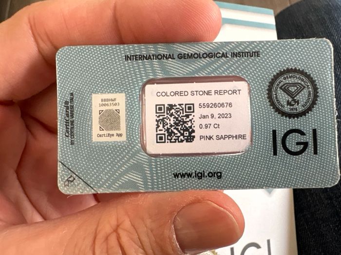 Saphir rose naturel - photo numéro 2