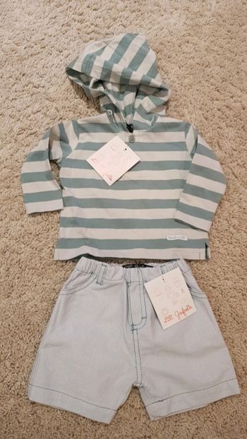 Ensemble short lili gaufrette