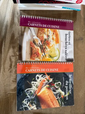Livre lot de deux livres de cuisine