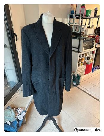 Manteau long en laine et cachemire - H&M