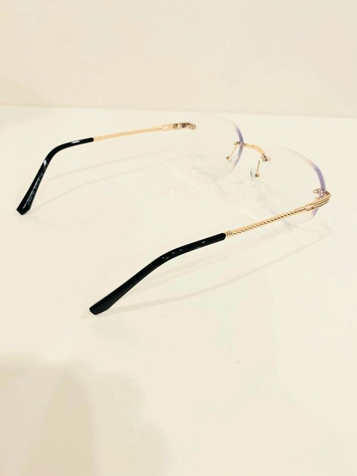 Lunette de repos percée mixte dorée UV protection taille moyenne - photo numéro 4