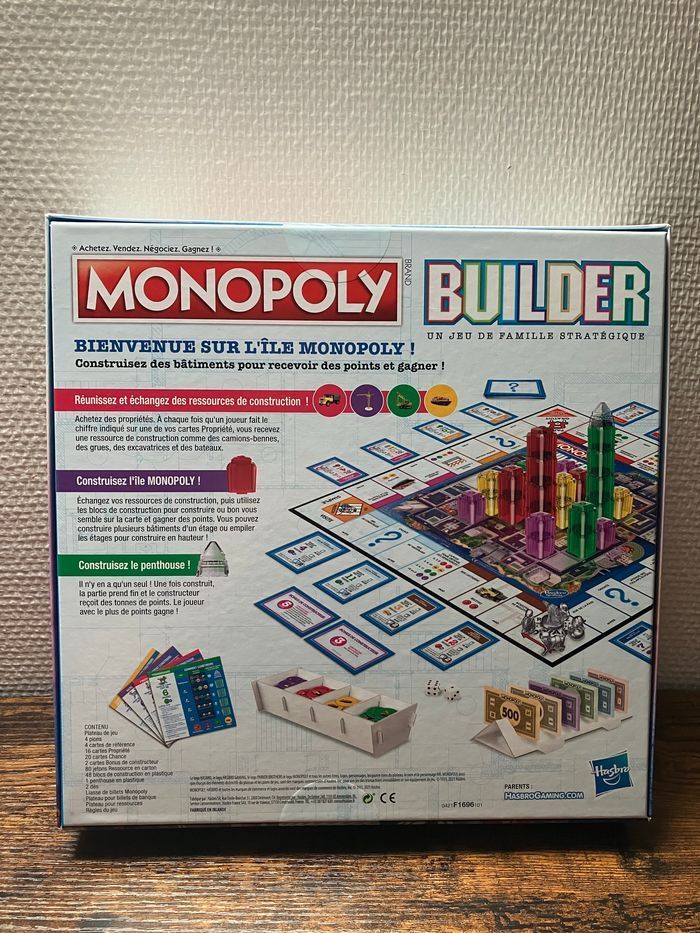 Monopoly Builder neuf marque Hasbro - photo numéro 2
