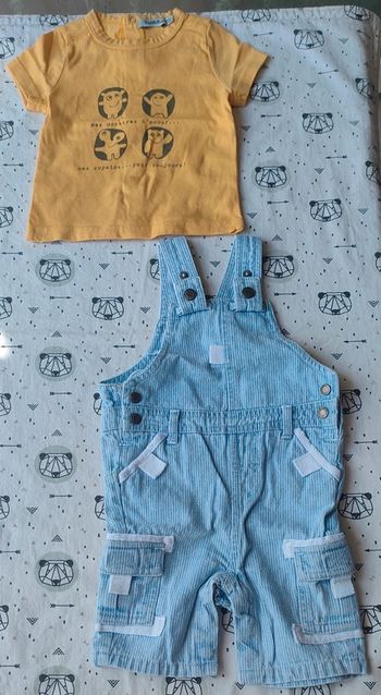 Ensemble garçon taille 6 mois