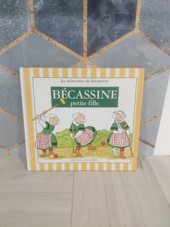 Livre album jeunesse mémoires de Bécassine petite fille 1993 vintage
