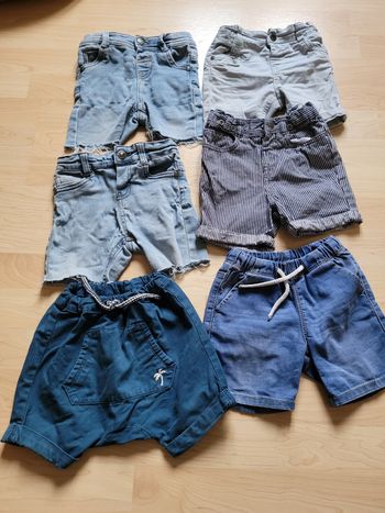 Lot 6 shorts en jeans 
