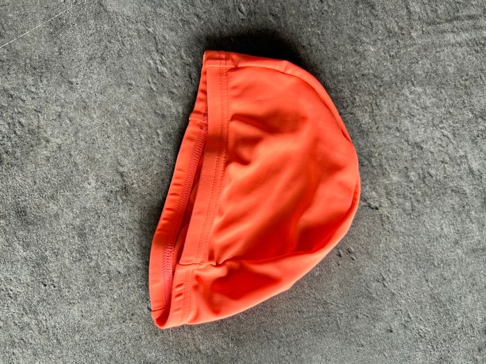 Bonnet de bain orange - photo numéro 2