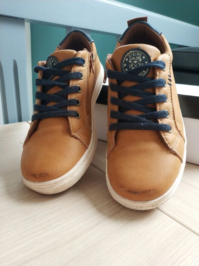 Sneakers basses garçon 34 - photo numéro 3