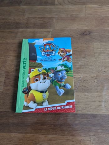 Livre Pat patrouille bibliothèque verte 6-8 ans