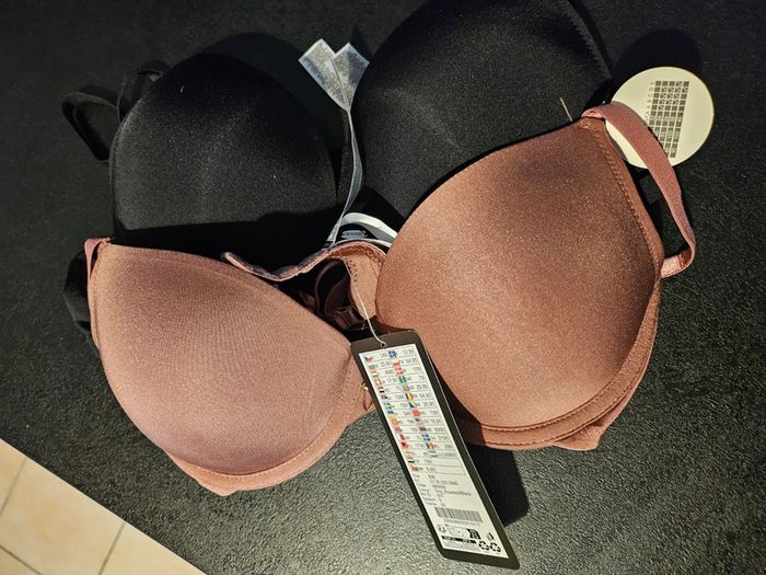 Lot 2 soutiens-gorge push up
